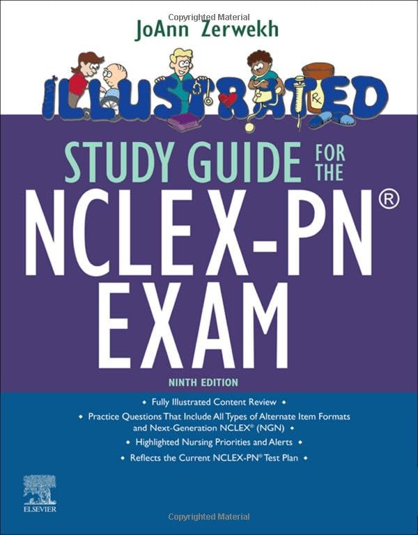 Illustrated Study Guide for the NCLEX-PNï¿½ Exam [Paperback] Zerwekh EdD  RN, JoAnn