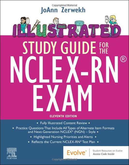 Illustrated Study Guide for the NCLEX-RNï¿½ Exam [Paperback] Zerwekh EdD  RN, JoAnn