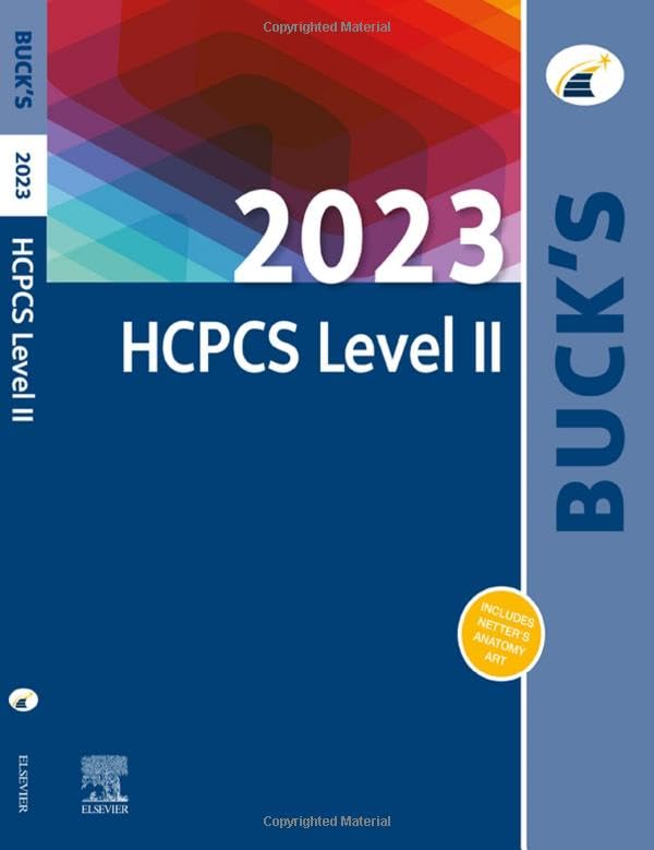 Buck's 2023 HCPCS Level II [Spiral-bound] Elsevier