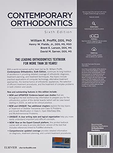 Contemporary Orthodontics [Hardcover] Proffit DDS  PhD, William R.; Fields DDS  MS  MSD, Henry; Larson DDS  MS, Brent and Sarver DMD  MS, David M.