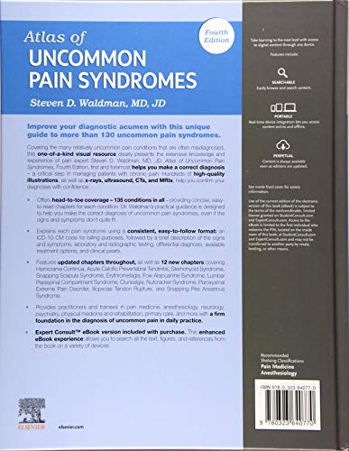 Atlas of Uncommon Pain Syndromes: Expert Consult - Online and Print [Hardcover] Waldman MD  JD, Steven D.