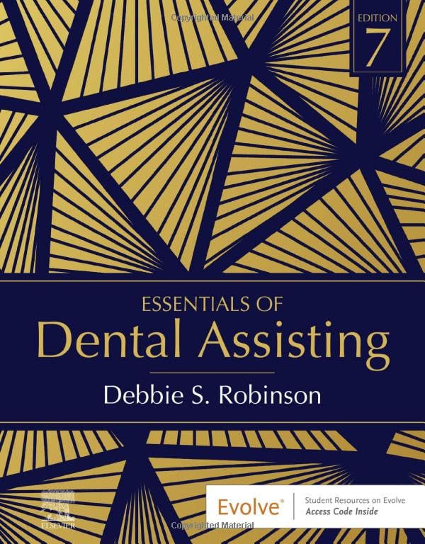 Essentials of Dental Assisting [Paperback] Robinson CDA  MS, Debbie S.