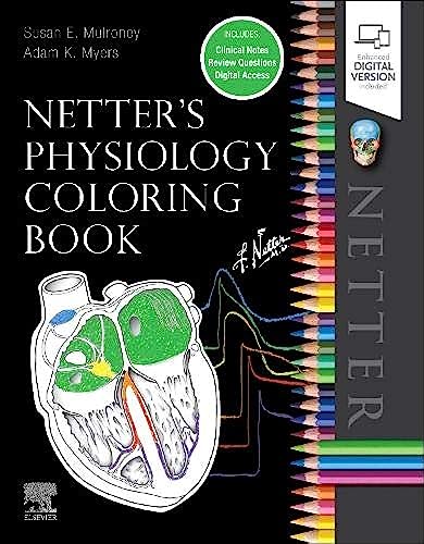 Netter's Physiology Coloring Book [Paperback] Mulroney PhD, Susan and Myers PhD, Adam