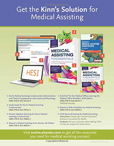 Kinn's Medical Assisting Fundamentals: Administrative and Clinical Competencies with Anatomy & Physiology