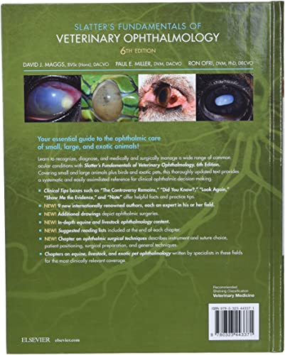 Slatter's Fundamentals of Veterinary Ophthalmology [Hardcover] Maggs BVSc(Hons)  DAVCO, David J.; Miller DVM  DACVO, Paul E. and Ofri DVM  PhD  DECVO, Ron