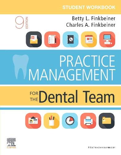 Student Workbook for Practice Management for the Dental Team [Paperback] Finkbeiner CDA-Emeritus  BS  MS, Betty Ladley and Finkbeiner BS  MS, Charles Allan