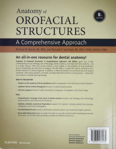 Anatomy of Orofacial Structures: A Comprehensive Approach Brand DDS  BS, Richard W and Isselhard BS  DDS  FAGD  MAGD  MBA, Donald E