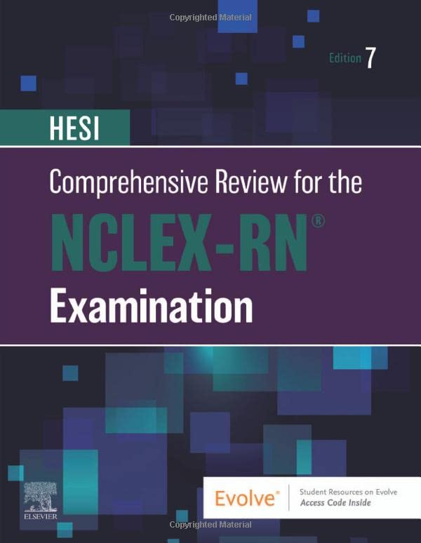 HESI Comprehensive Review for the NCLEX-RNï¿½ Examination [Paperback] HESI