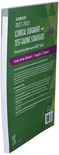 Saunders 2022-2023 Clinical Judgment and Test-Taking Strategies [Paperback] Silvestri, Linda Anne, Ph.D., R.N.; Silvestri, Angela E., Ph.D.; Gray, Eileen H., R.N.